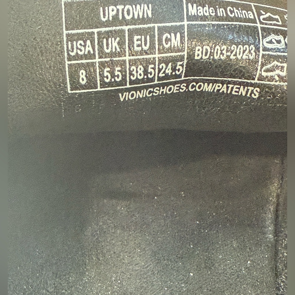 Vionic Uptown Black Suede Loafers Sz 8 - Picture 8 of 12
